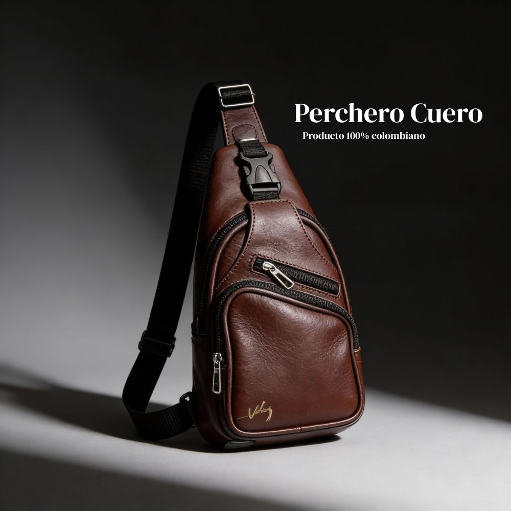 PERCHERO CUERO | Artesanía Colombiana Premium©