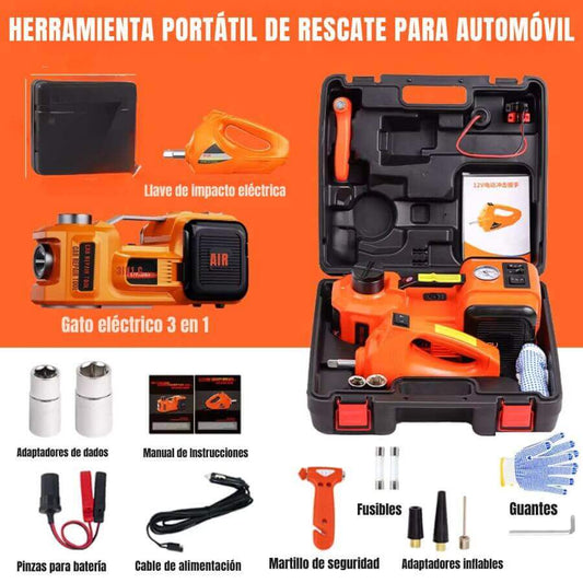 Kit Automotriz Hidráulico Eléctrico 3 en 1 multifunción | Imported®