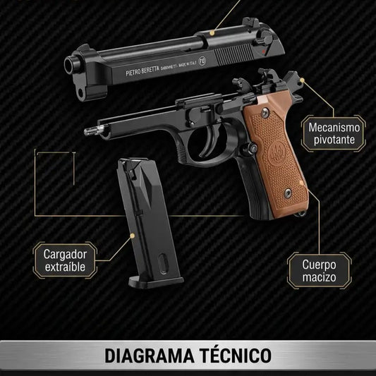 MINI LLAVERO BERETTA REPLICA REALISTA | LLAVERO